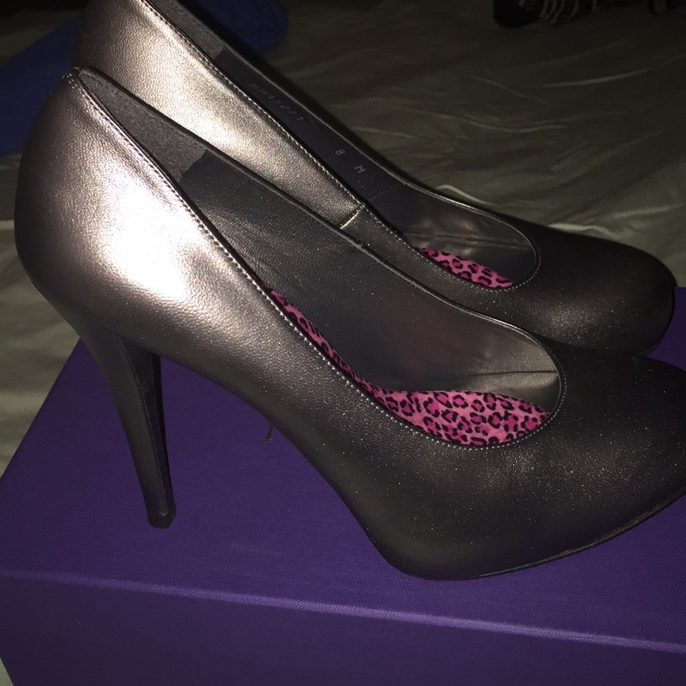 Stuart Weitzman Silver Platform Pump - image 2